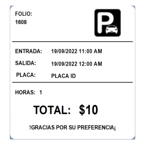 solución estacionamiento para impresoras térmicas